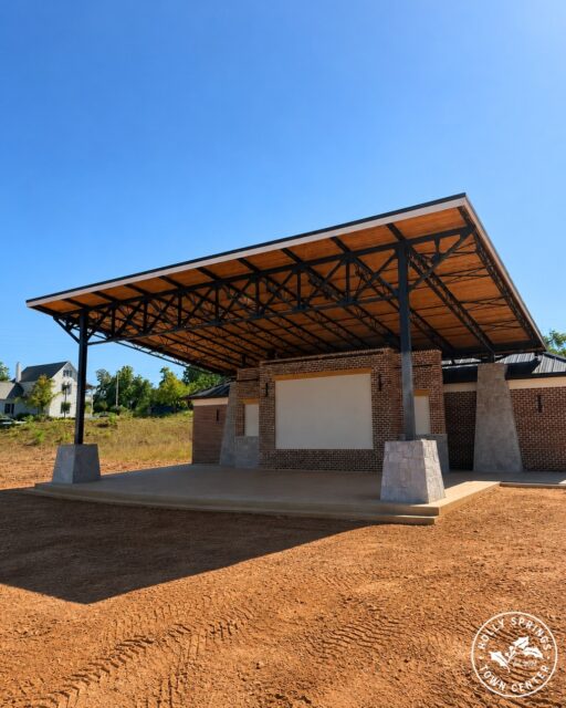 Construction progress continues at the Holly Springs Town Center Amphitheatre 🏗️

We're excited to share a look at the latest work taking place on site as this project continues to come together. Take a look at the progress so far, and stay tuned for what’s coming @ link in bio!
.
.
.
| Holly Springs GA Amphitheatre | Cherokee County Events | HSTC Progress Update | Amphitheatre Construction | Community Development | Coming Soon |
#HollySpringsTownCenter #HollySpringsGA #CherokeeCountyGA #DevelopmentUpdate #AmphitheatreConstruction