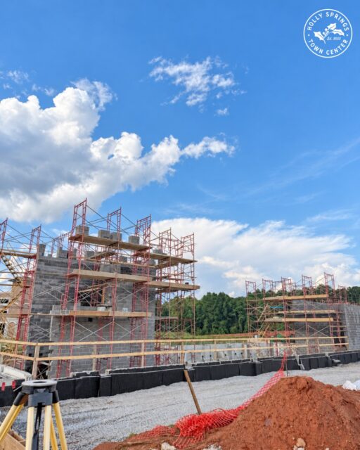 The future City Hall is taking shape at Holly Springs Town Center! 🏗️

Captured in August, this photo offers a look at the latest activity on site as construction continues to move forward. We’re excited to see this important community space come to life!

Take a look at the progress so far and stay tuned for what’s ahead at the link in our bio!
.
.
.
#HollySpringsTownCenter #HollySpringsGA #TownHallProgress #ConstructionUpdate #CherokeeCountyGA